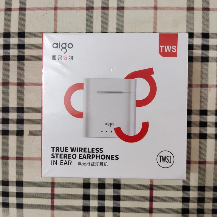 Aigo/爱国者 真无线蓝牙耳机TWS1，...