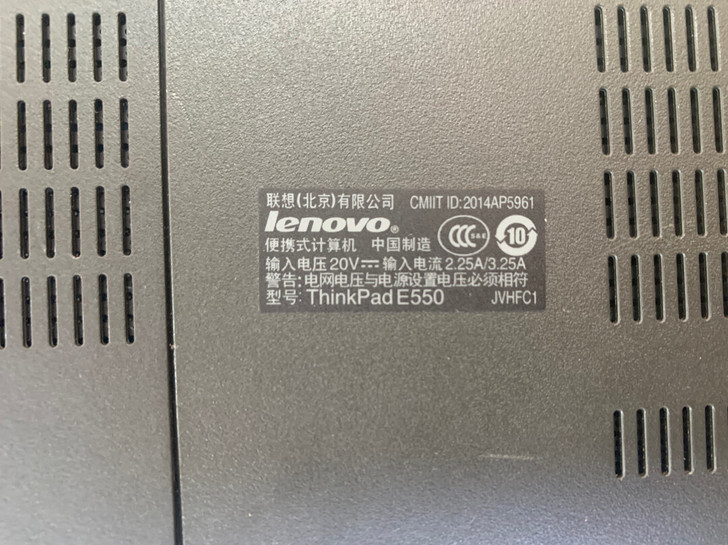 ThinkPad e550，配置看图，成色...