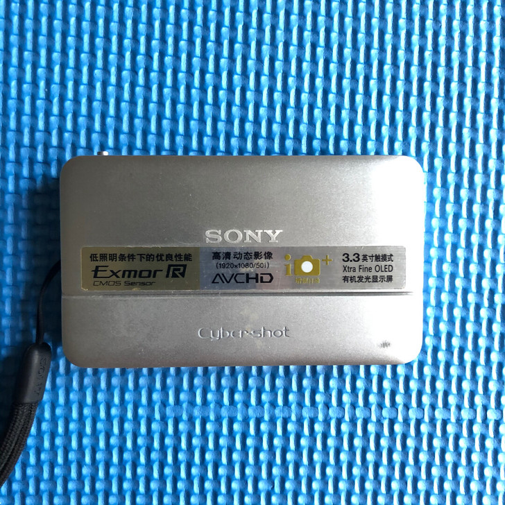 索尼TX55数码相机，滑盖开机，触摸屏幕，...