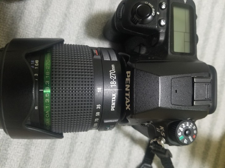 宾得k5 ii，两个镜头。