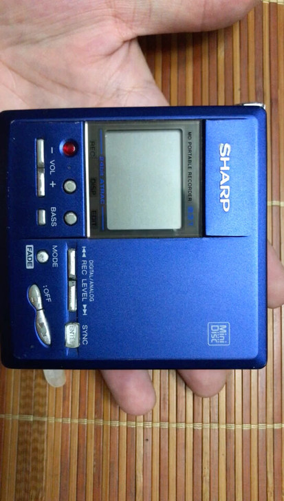 夏普 MD-MT831 md随身听 录音正...