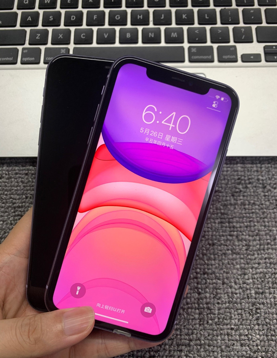 iPhone11紫色 苹果11纯原有面容 ...