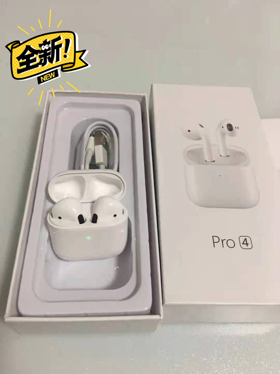 全新华强北四代pro4 无线蓝牙耳机4代苹...