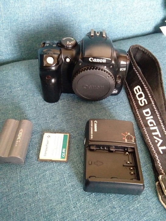 佳能300D单反机身  成色不新 新手自备...