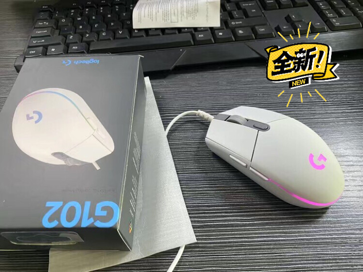 罗技G102二代有线游戏电竞鼠标RGB灯光...