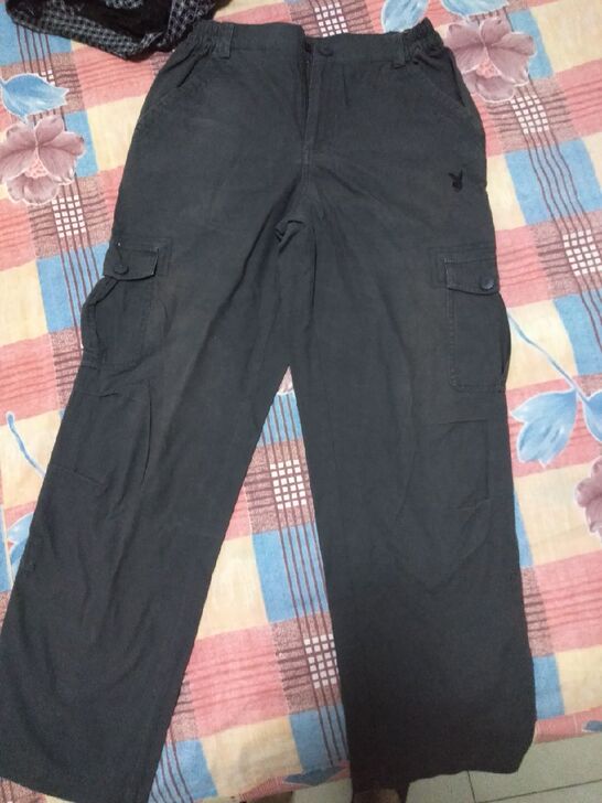 正品花花公子耐磨户外工装休闲裤购于我们当地...