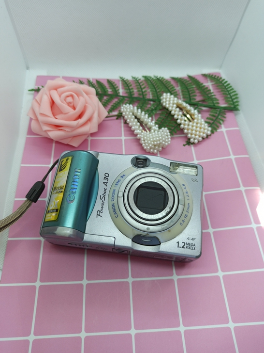 佳能A30绝版相机复古胶片风CCD老式数码...