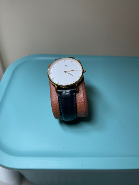 dw女士手表，36mm，专柜正品，皮带有磨...