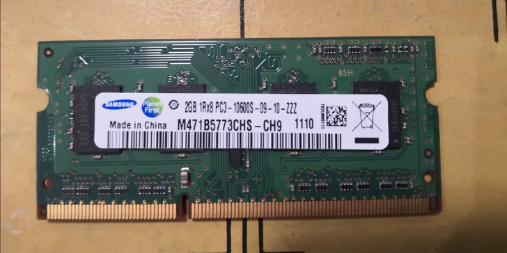 三星ddr3笔记本内存，容量2g，频率13...