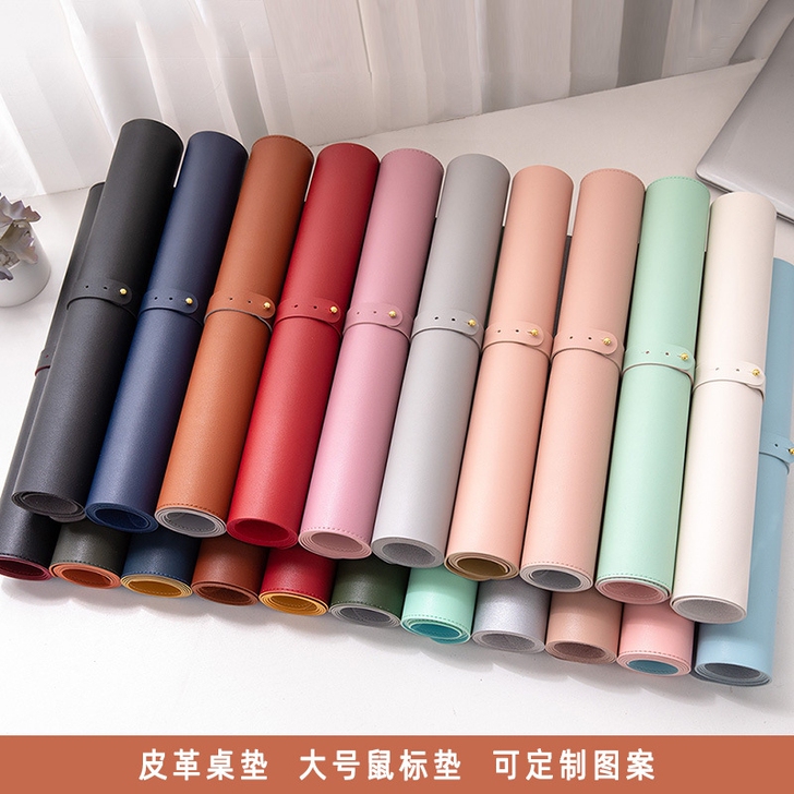 全新 防水皮革鼠标垫大号电脑桌垫办公鼠标垫...