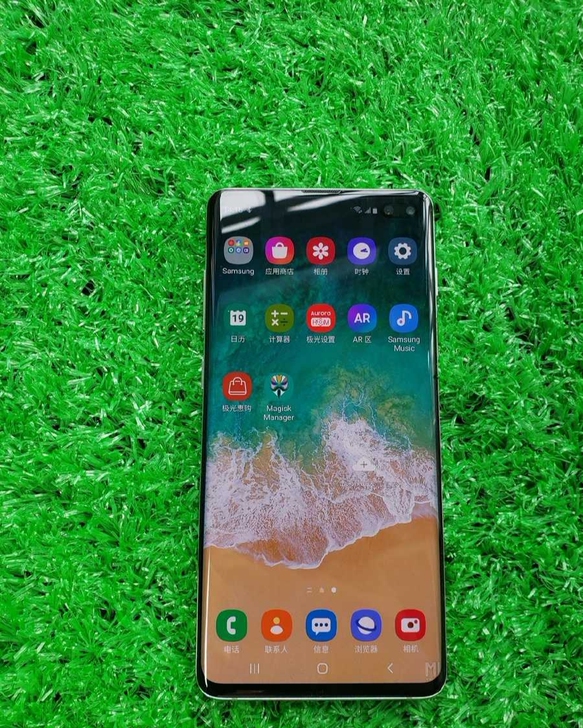 几乎全新正品三星s10+原装国行系统曲面屏...