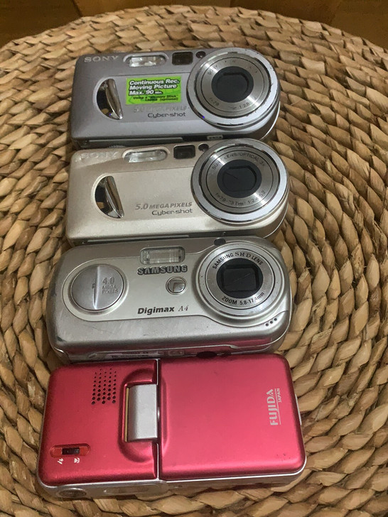索尼dsc-p10两台 三星digimax...
