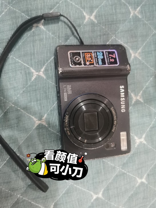 三星蓝调L74 便携式数码相机 触摸屏正常...