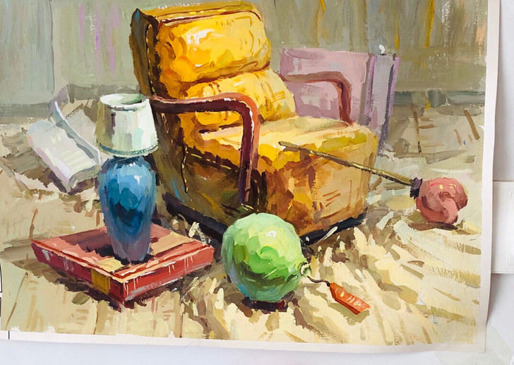 4开色彩画装饰画表框很好看100，3张全带走