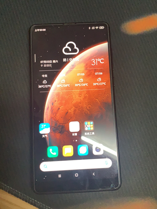 小米Mix2 6+128g 无拆无修 自...