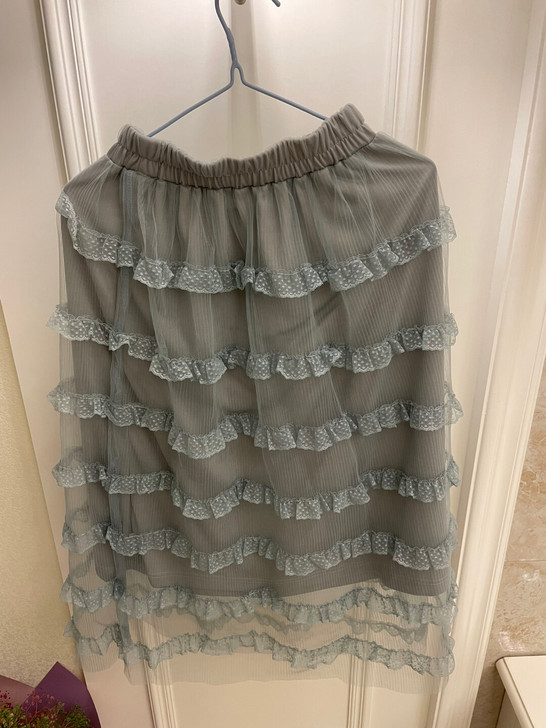 网纱蛋糕裙，适合小个子妹妹，尺码S，剪了吊...