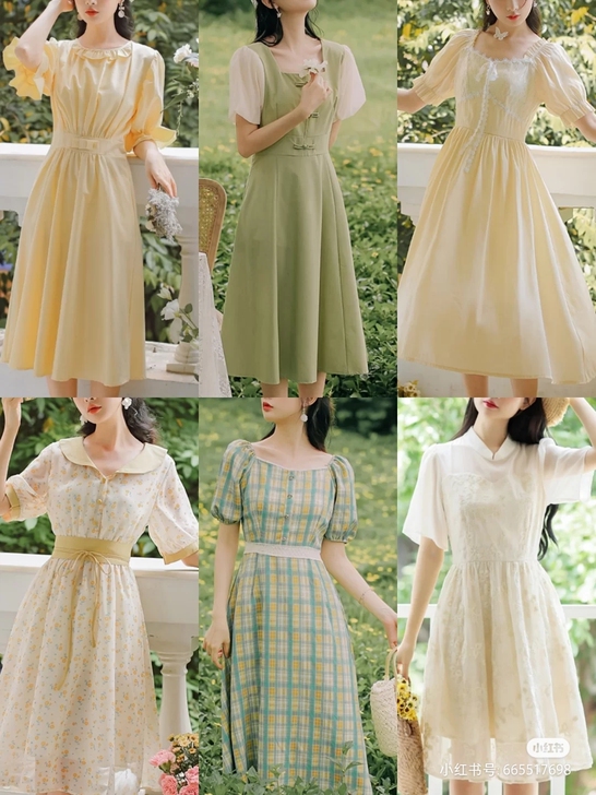 【小仙女连衣裙】新款夏装仙女连衣裙小清新法...