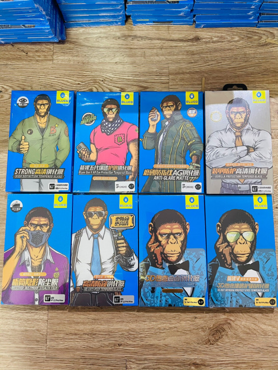 蓝猩钢化膜12promax、苹果12、11...