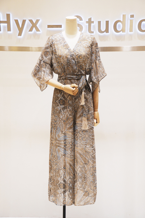 复古温柔风垂感阔腿裤连衣裤女夏2018新款...