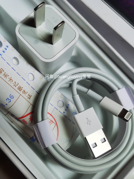 闲置苹果原装充电器数据线苹果原装充电器数据...