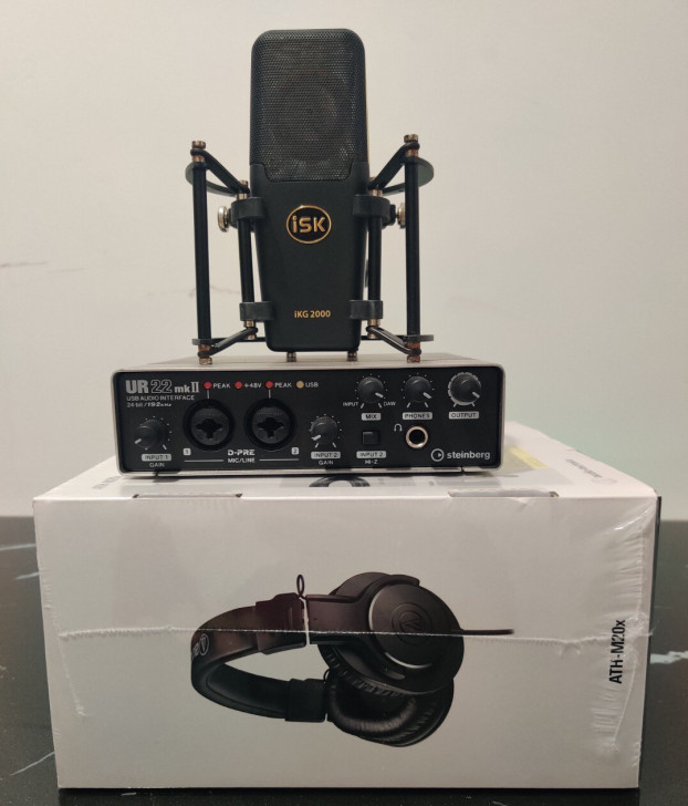 有声书、配音、朗读录音设备，雅马哈Ur22...