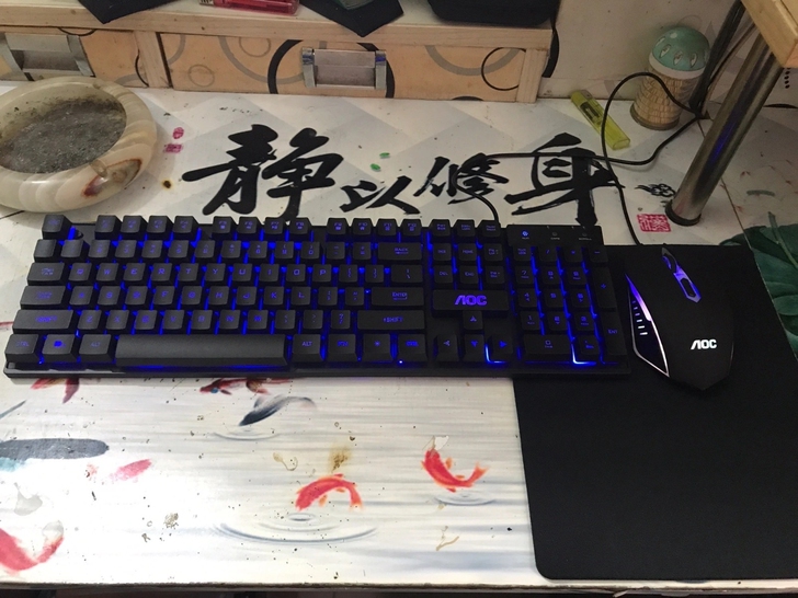 家用游戏键盘电脑键盘机械手感键盘电脑台式笔...