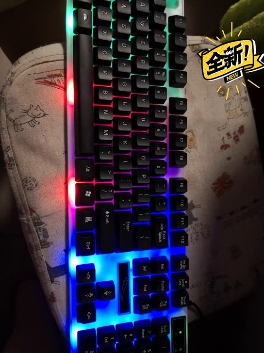 【处理】追光豹键盘鼠标游戏套装多选电脑有线...