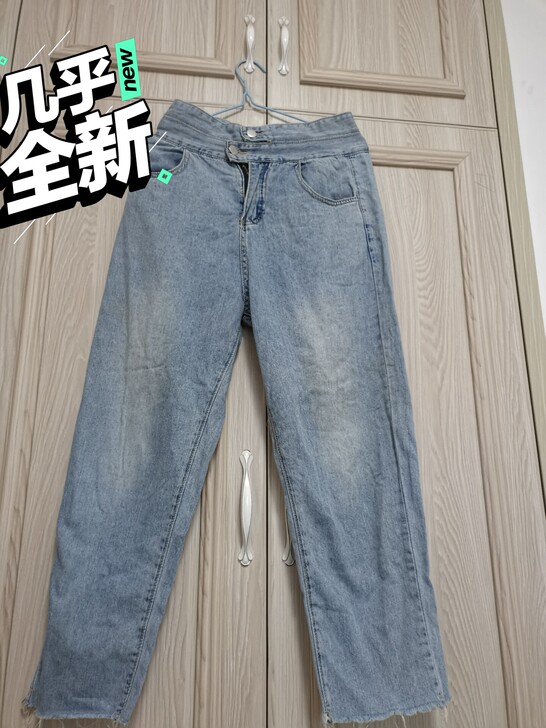 春夏全棉牛仔裤,颜速牌子的,棉质的牛仔裤,...