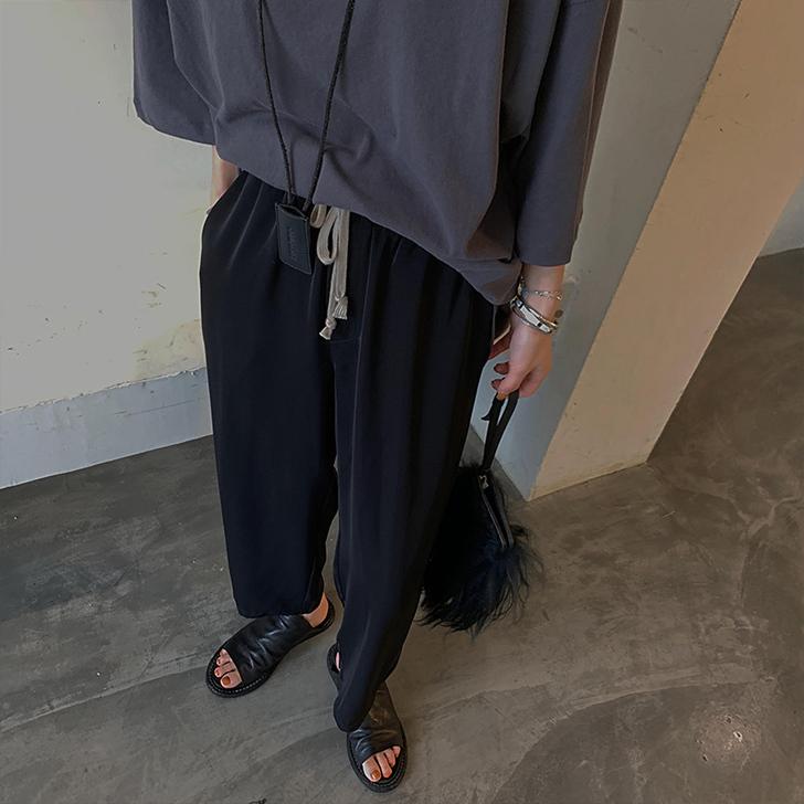 Ayuko 黑色裤子女显瘦百搭2020夏装...