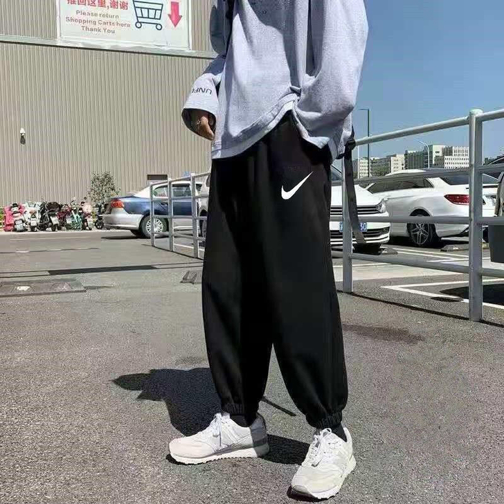 2021夏季新款运动裤子男宽松休闲潮流百搭...