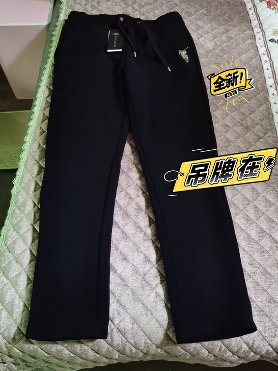 polo sport男士运动裤L码加绒,腰...