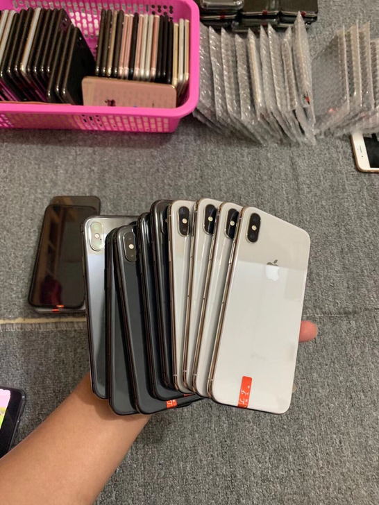 女孩自用苹果x美版无锁 iphonex 6...