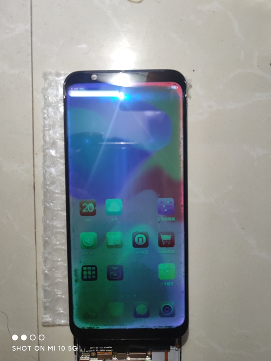 努比亚红魔3原装拆机带边框漏液屏幕总成液晶...