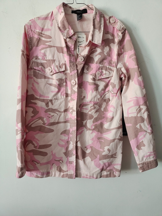 FOREVER21 女款纯棉衬衫 S码 洋...