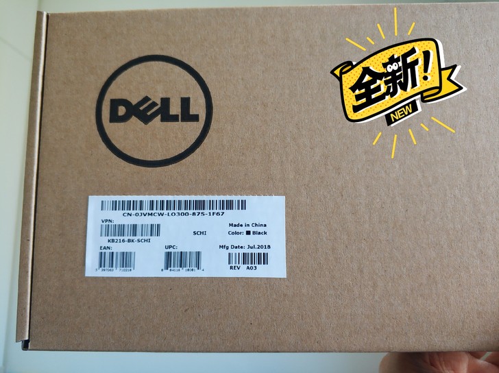 戴尔（DELL）KB216 有线键盘 电脑...