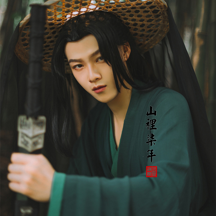 正版现货明制道袍男汉服古风侠客套装广袖深衣...