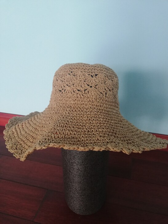 太阳帽女夏遮阳帽韩版沙滩大沿草帽海边度假防...