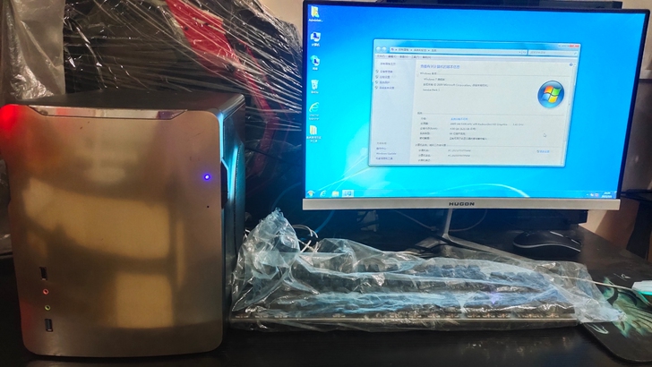 办公小主机电脑一台 三代4G内存 500G...