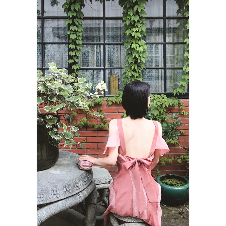 鹿阿姨卓叔叔裙子女夏温柔风超仙收腰沙滩裙海...