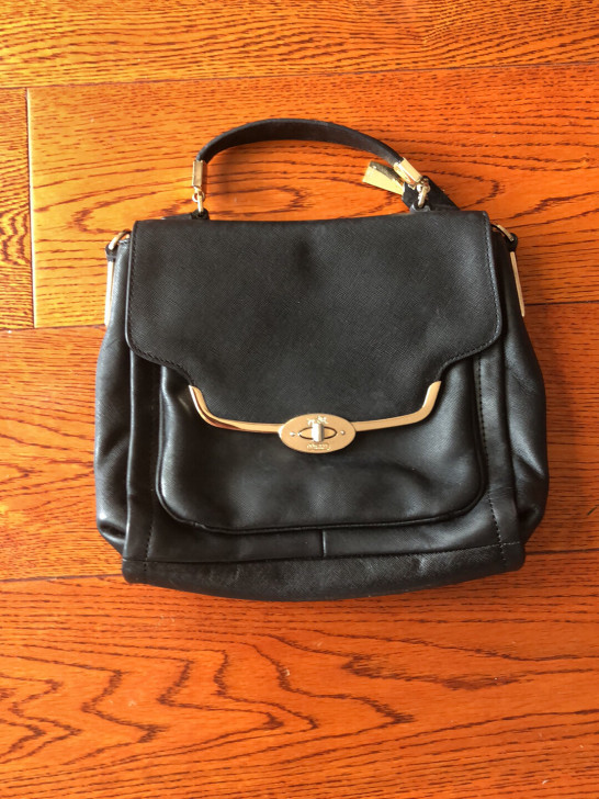 Coach蔻驰黑色小手提包