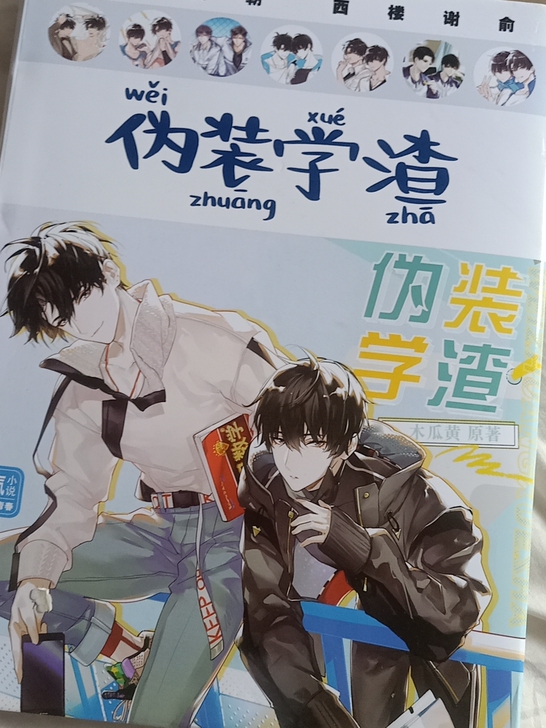 漫展上买的，绝对正品，海报书签都有，家里书...