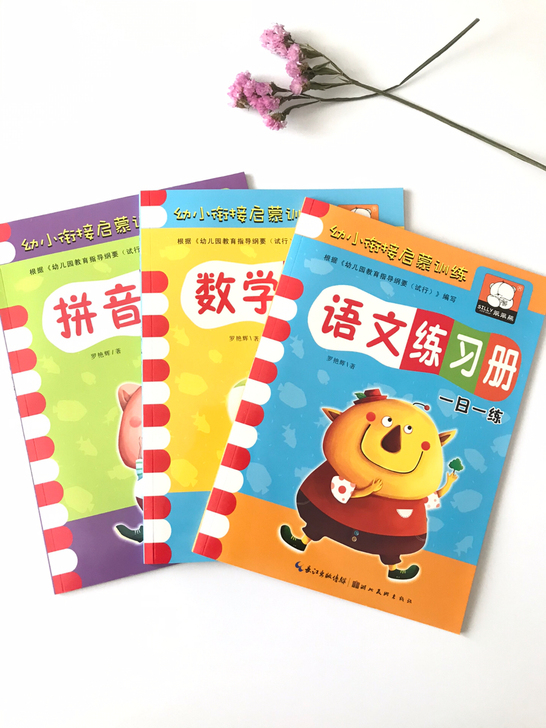 幼小衔接语文拼音数学练习册