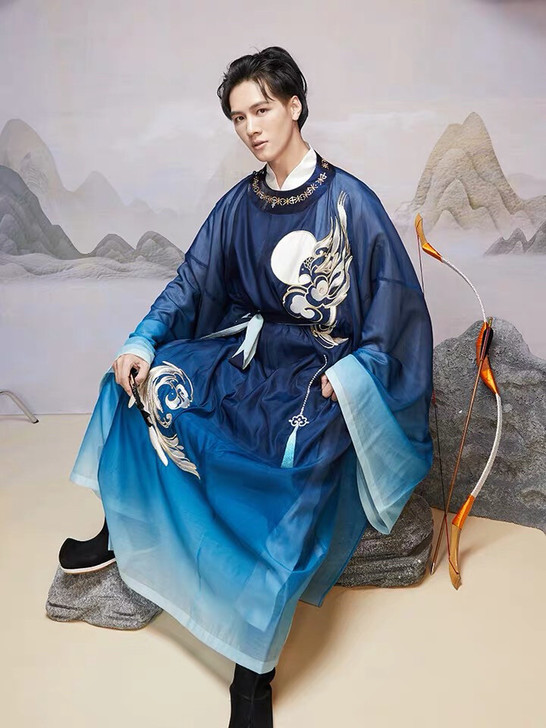 【出租】如梦令后羿十三余联名汉服圆领衫