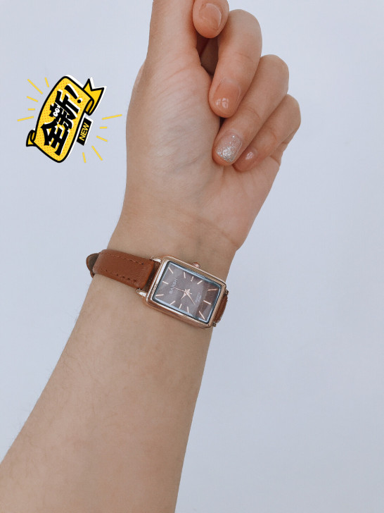 chic手表女长方形款 森系学生 ins学...