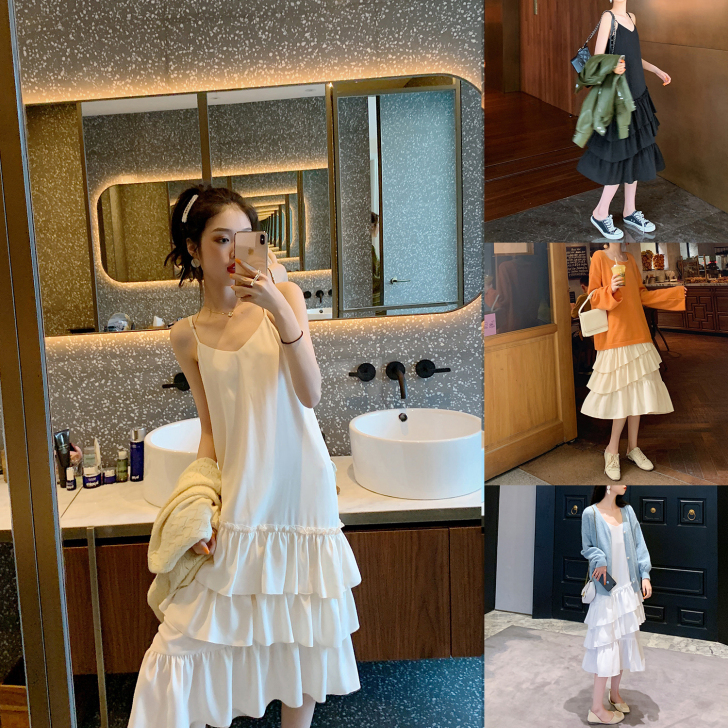 裙子女2019初秋新款仙女超仙森系chic...