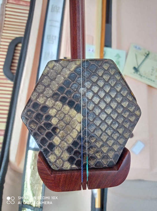 闲置红檀木二胡低价转让实拍无瑕疵，去年初家...