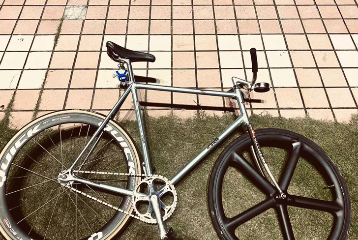 死飞固齿 整车，可拆，曲柄，牙盘，盘片，脚...