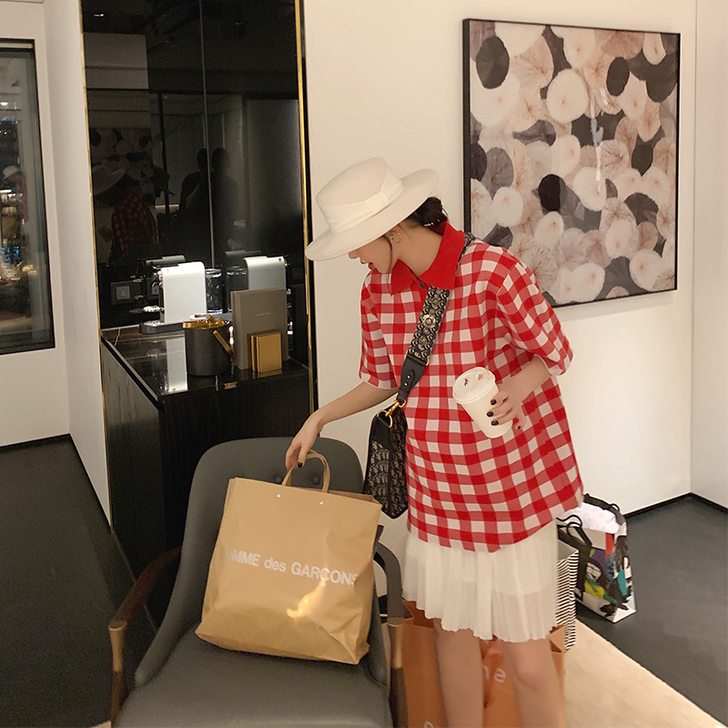 MONA 百褶裙短裙2019夏季新款百搭高...