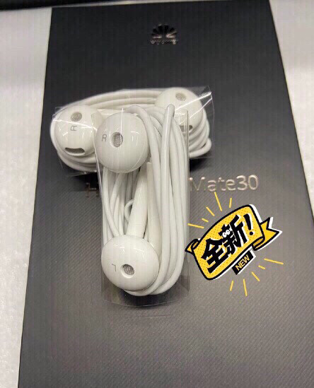 华为Mate30原装3.5圆孔耳机全新没用...