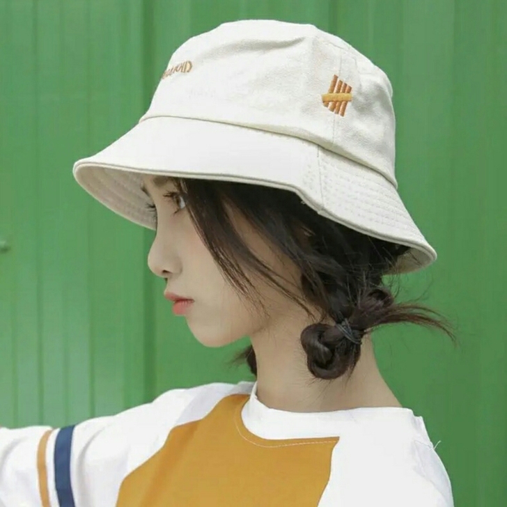 夏季渔夫帽女日系短发学生韩版百搭遮阳帽Ch...